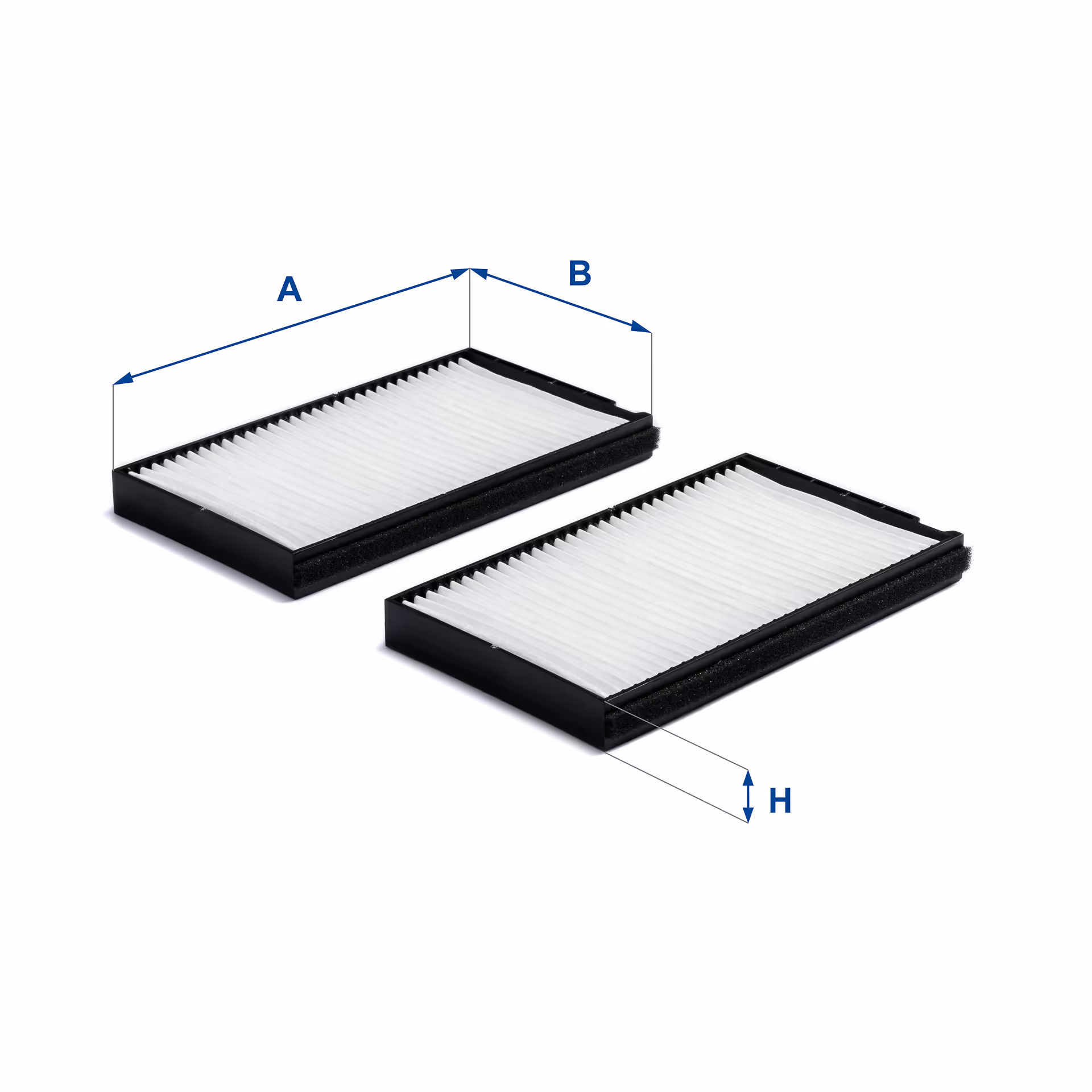FILTRE D'HABITACLE, EN PAPIER 53.394.00 - UFI FILTER