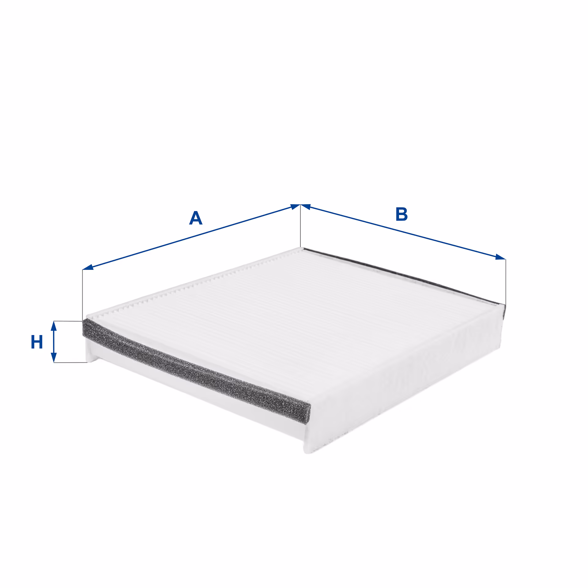 FILTRE D'HABITACLE, EN PAPIER 53.422.00 - UFI FILTER