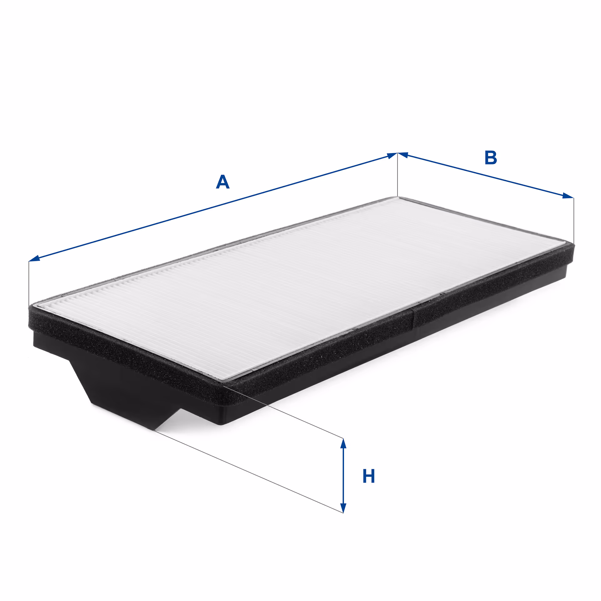FILTRE D'HABITACLE, EN PAPIER 53.436.00 - UFI FILTER