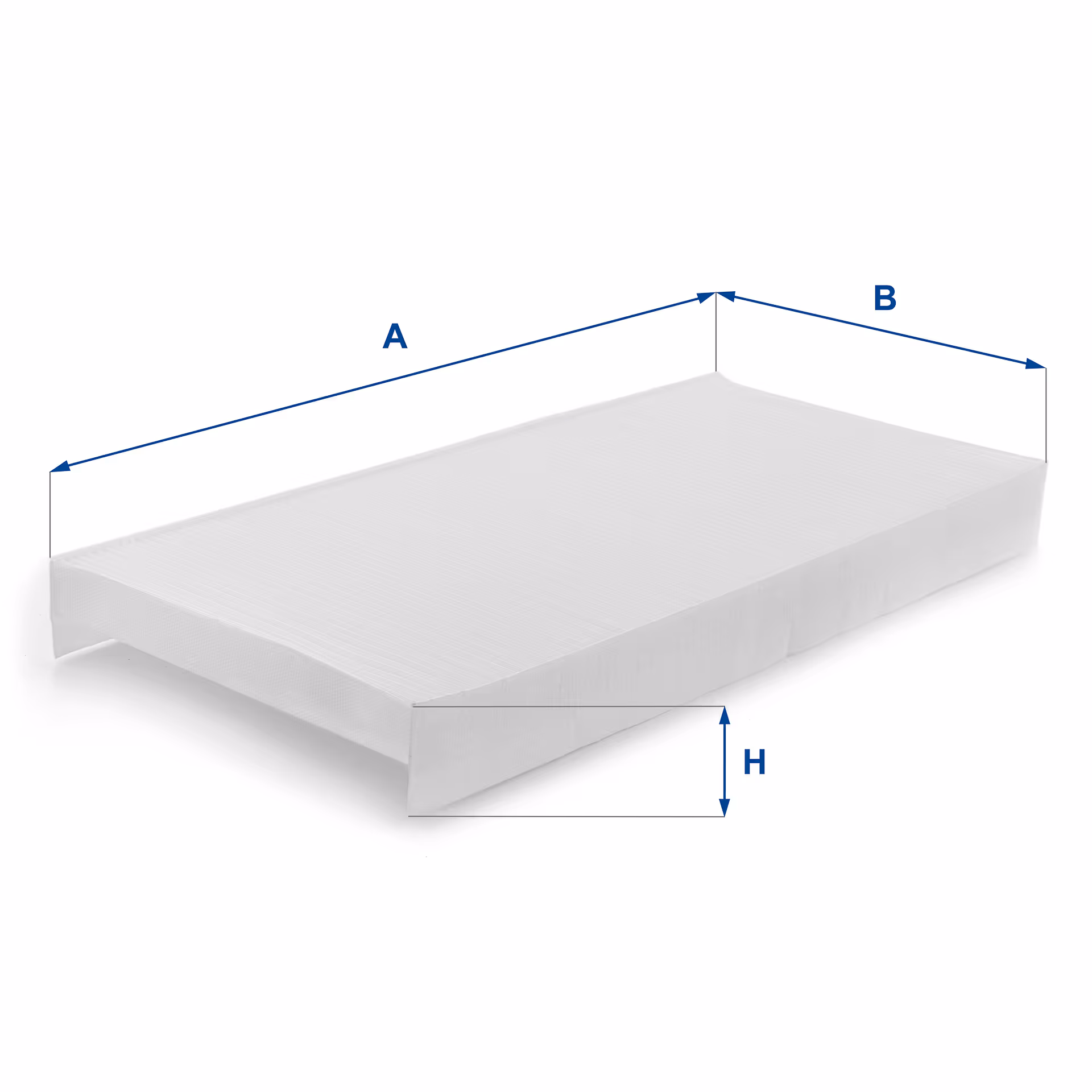 FILTRE D'HABITACLE, EN PAPIER 53.443.00 - UFI FILTER