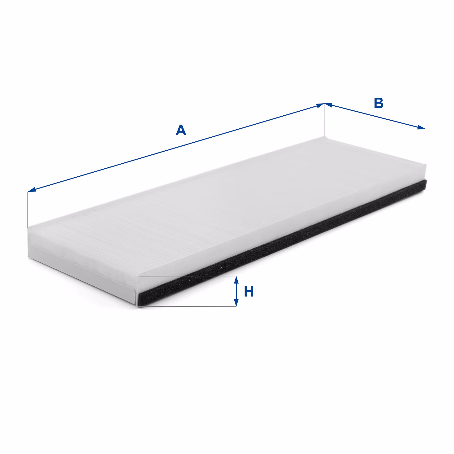 FILTRE D'HABITACLE, EN PAPIER 53.444.00 - UFI FILTER