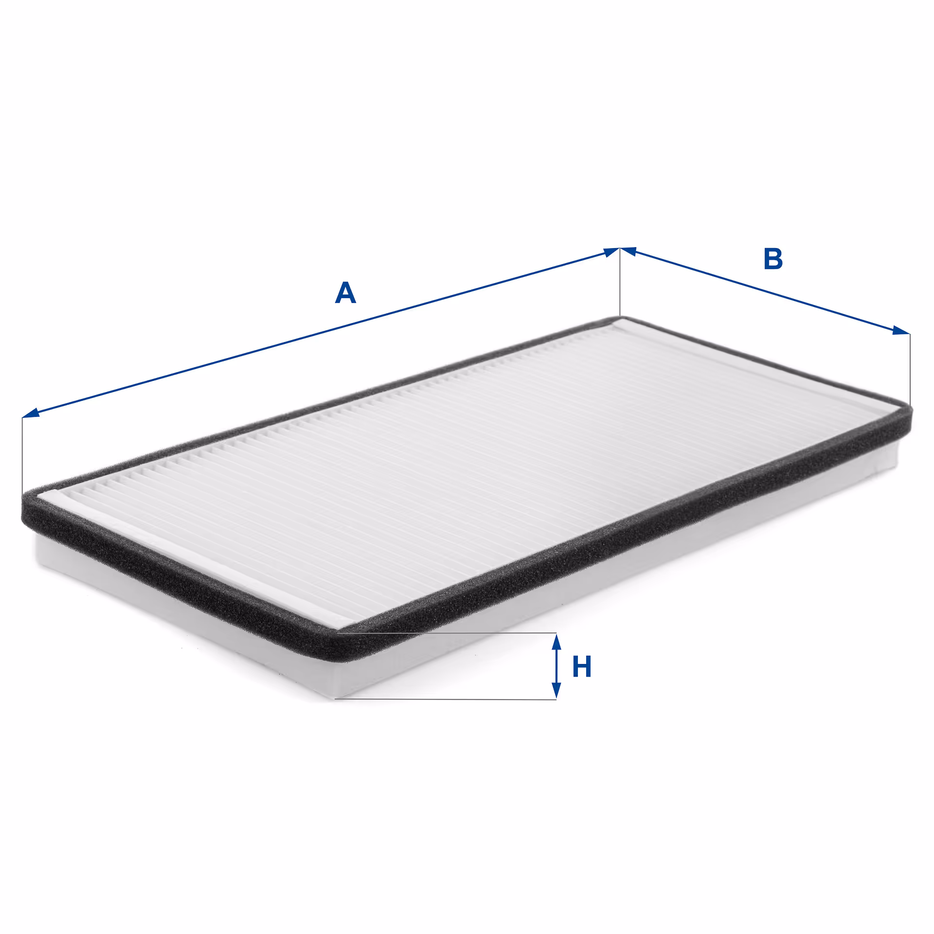 FILTRE D'HABITACLE, EN PAPIER 53.445.00 - UFI FILTER