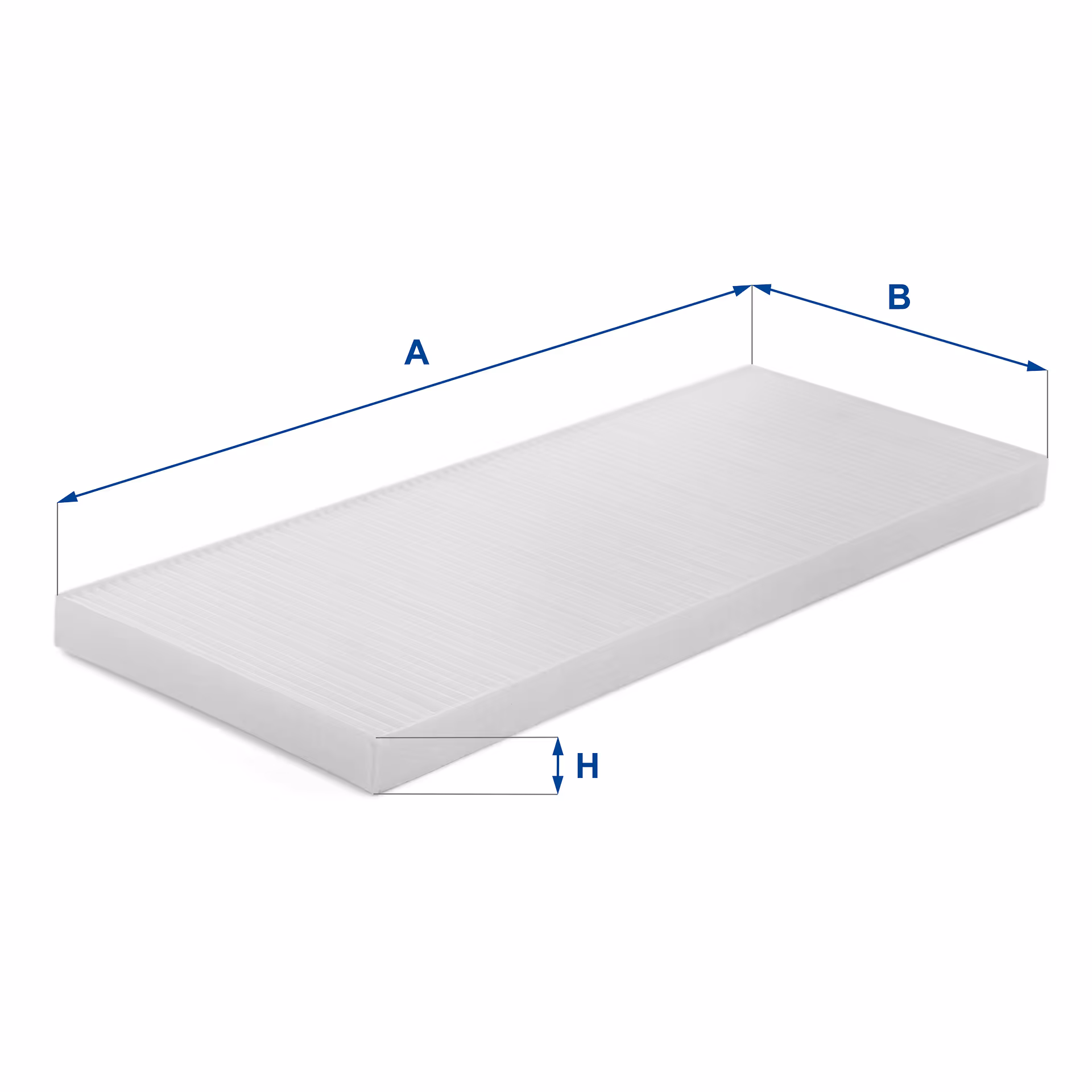 FILTRE D'HABITACLE, EN PAPIER 53.446.00 - UFI FILTER