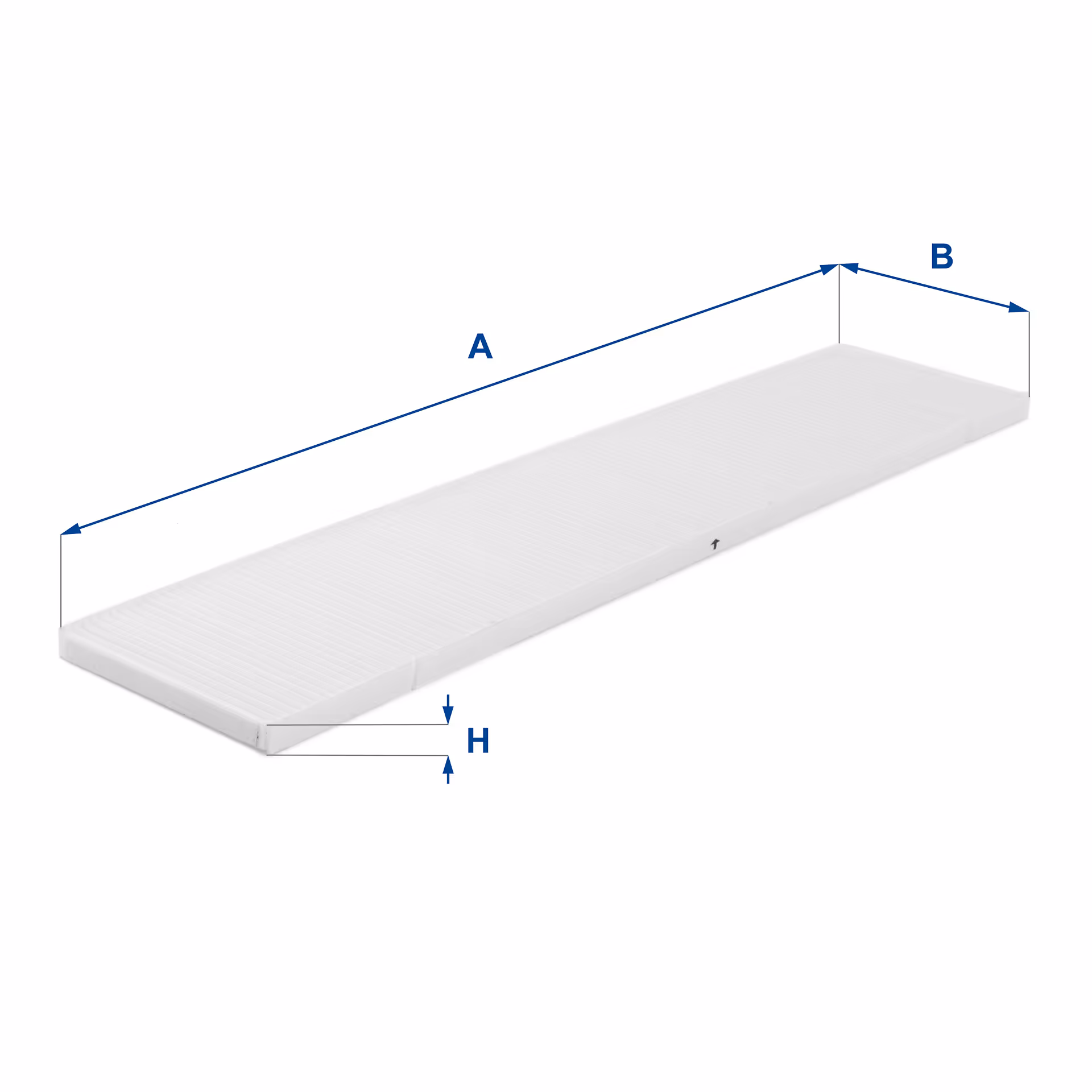 FILTRE D'HABITACLE, EN PAPIER 53.450.00 - UFI FILTER