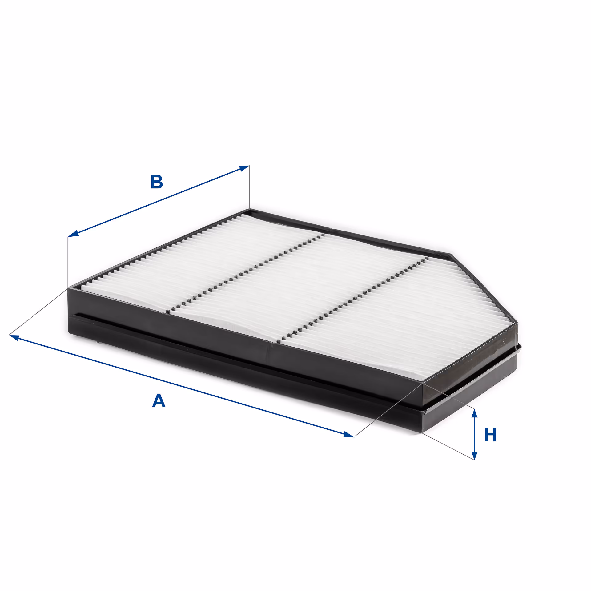 FILTRE D'HABITACLE, EN PAPIER 53.453.00 - UFI FILTER