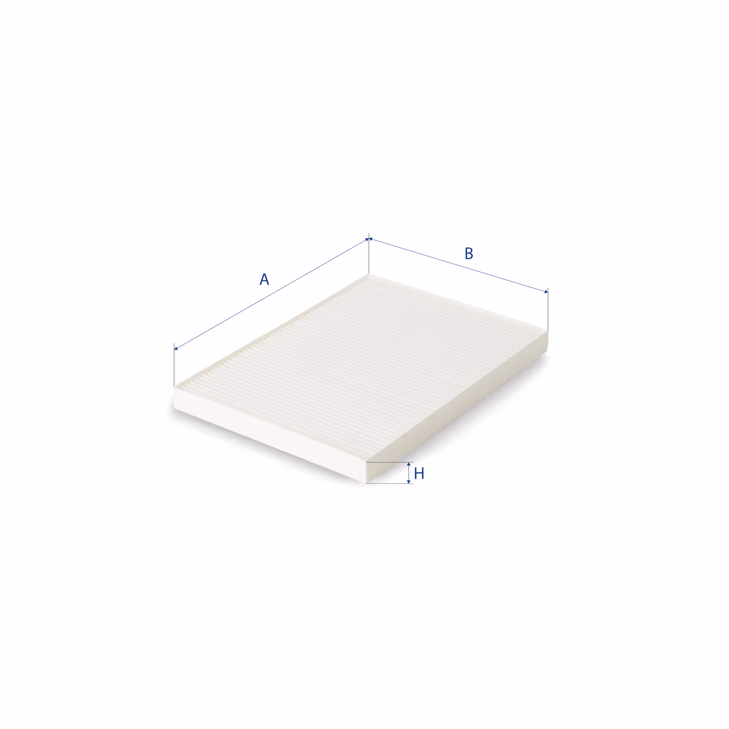 FILTRE D'HABITACLE, EN PAPIER 53.455.00 - UFI FILTER