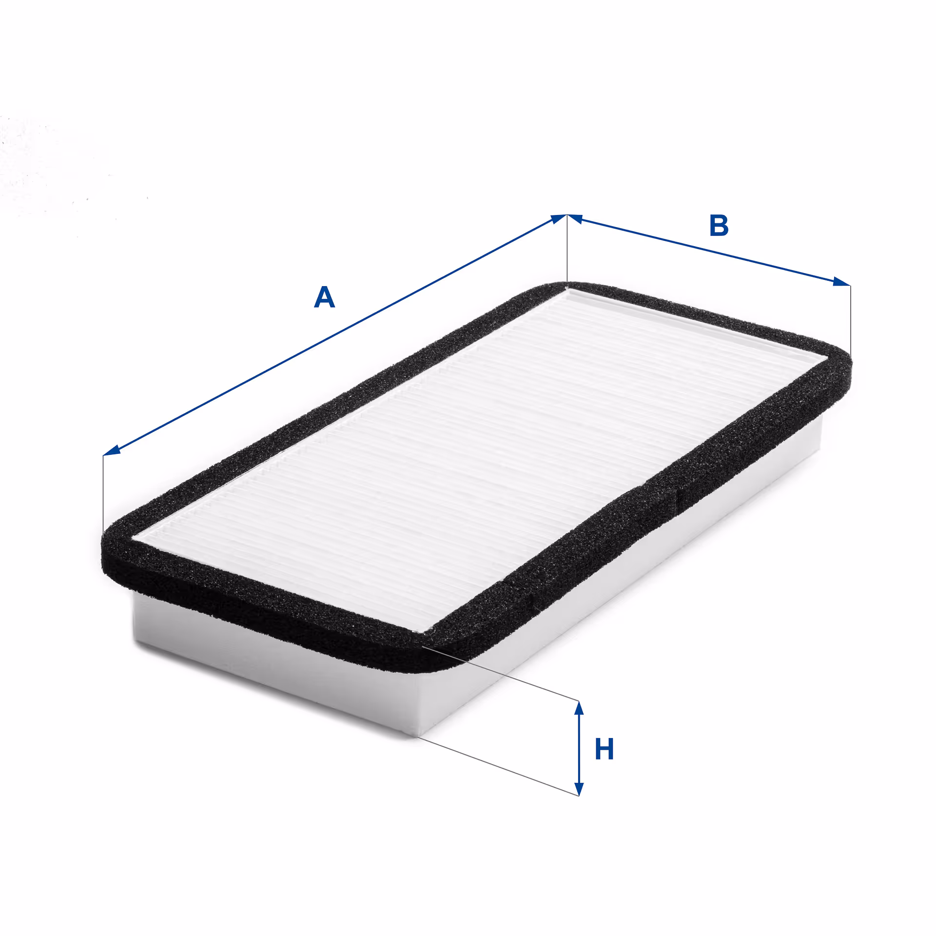 FILTRE D'HABITACLE, EN PAPIER 53.489.00 - UFI FILTER