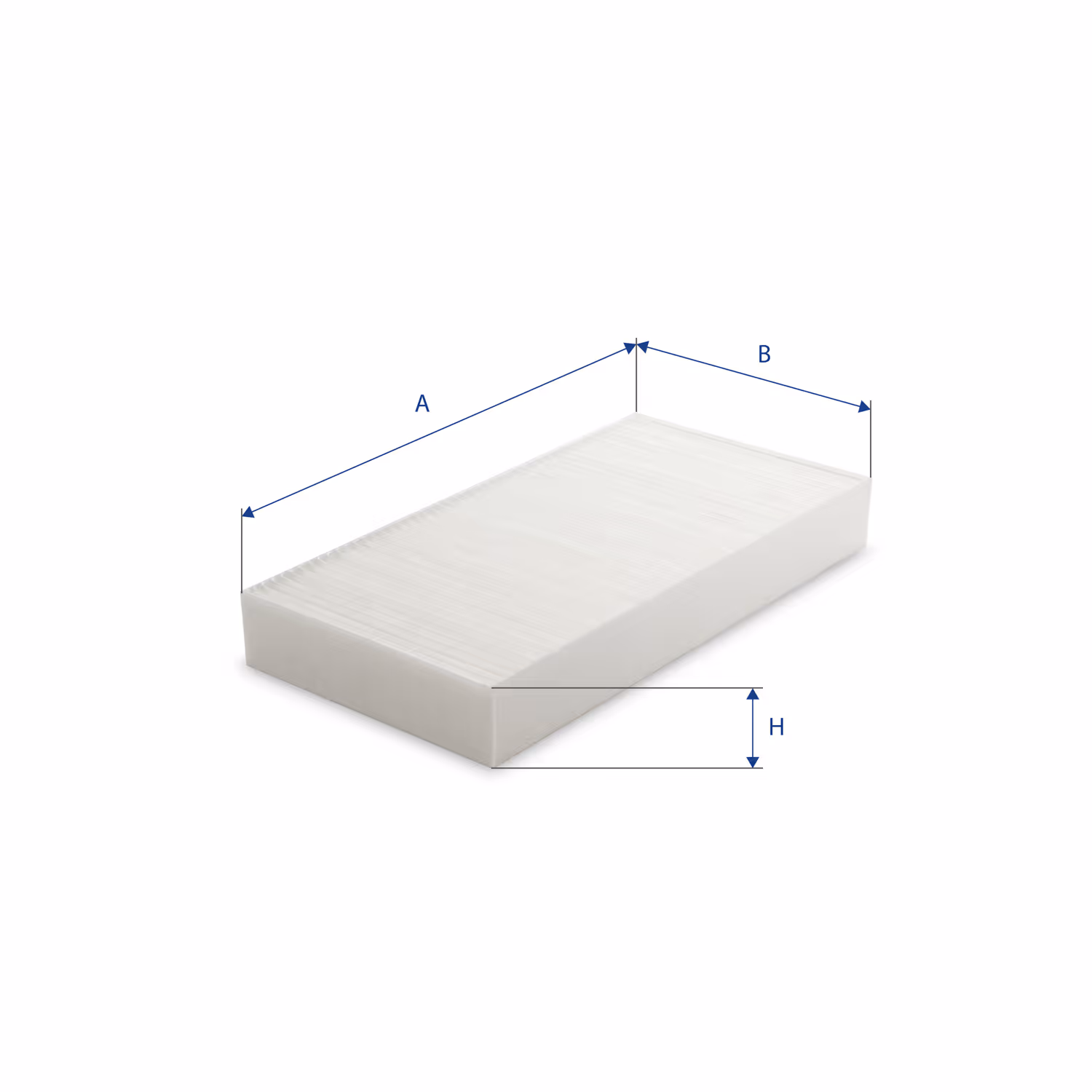 FILTRE D'HABITACLE, EN PAPIER 53.505.00 - UFI FILTER