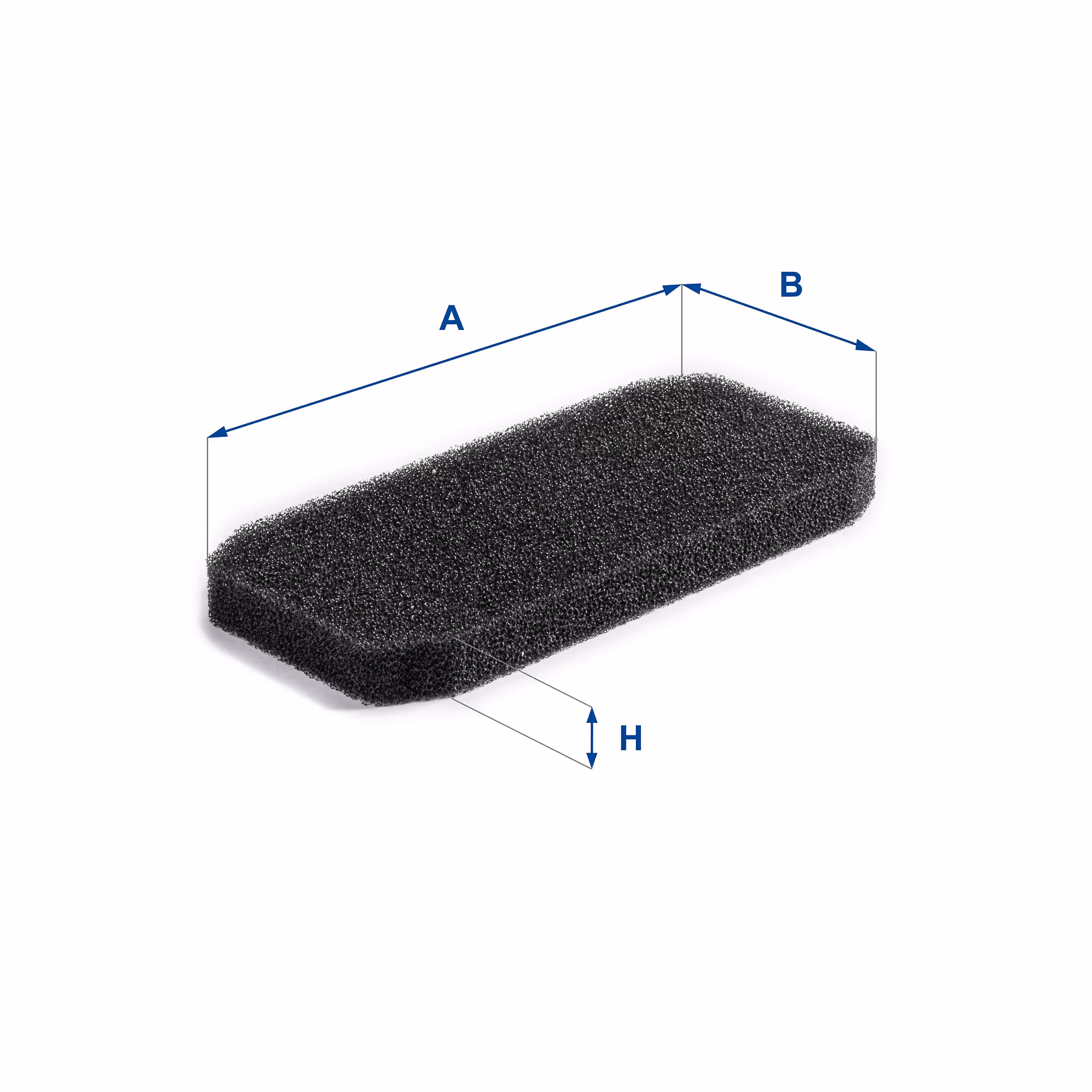 FILTRE D'HABITACLE, MOUSSE 53.217.00 - UFI FILTER