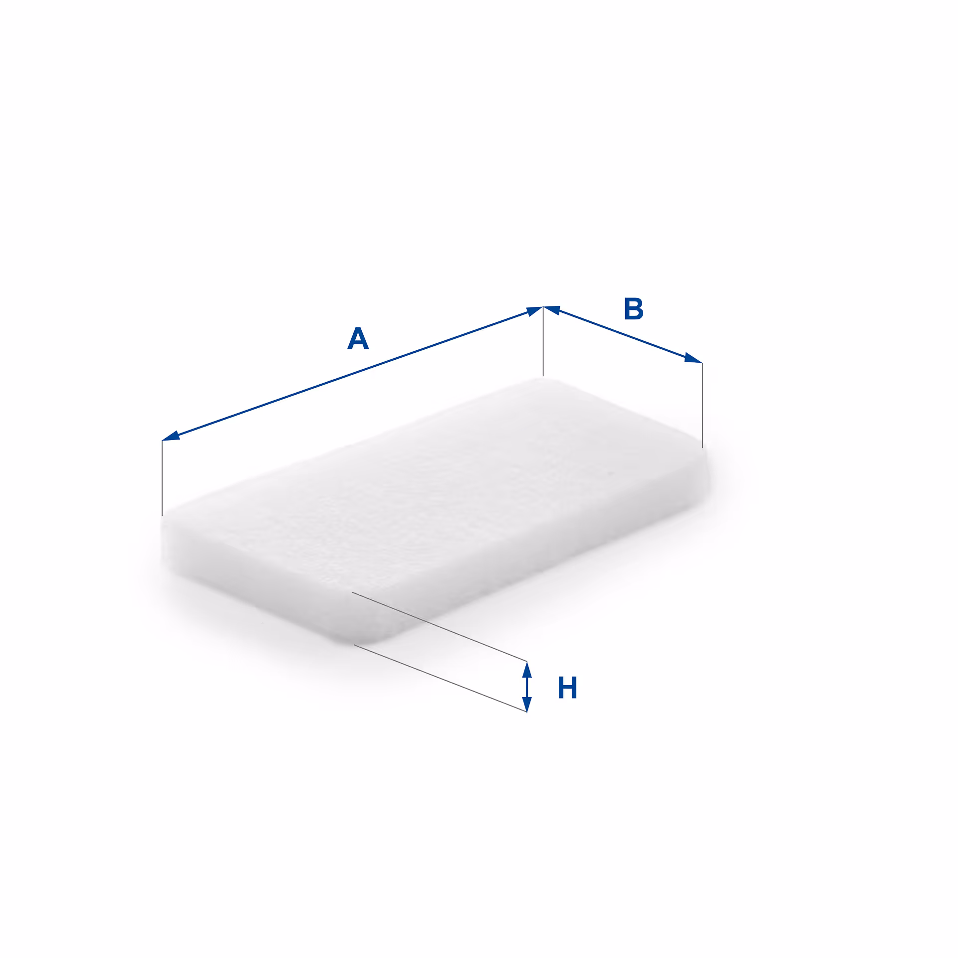 FILTRE D'HABITACLE, MOUSSE 53.460.00 - UFI FILTER