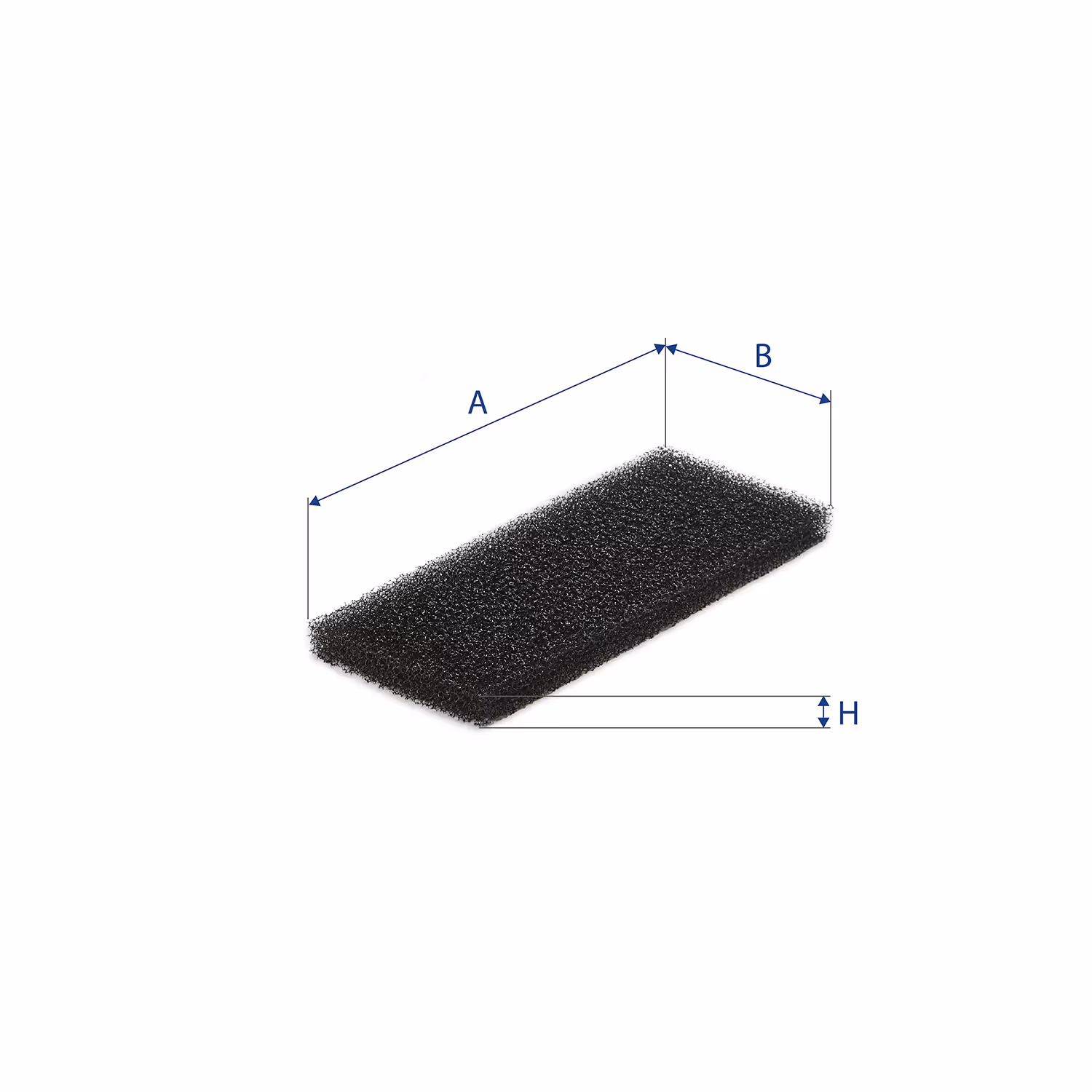 FILTRE D'HABITACLE, MOUSSE 53.518.00 - UFI FILTER