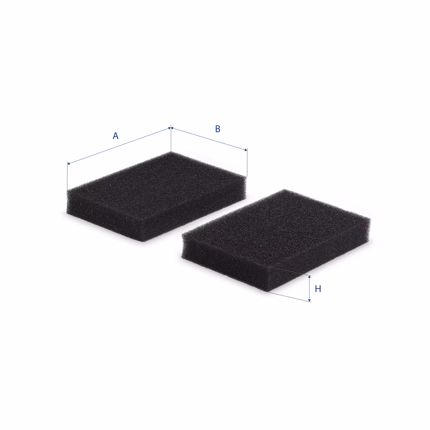 FILTRE D'HABITACLE, MOUSSE 53.535.00 - UFI FILTER