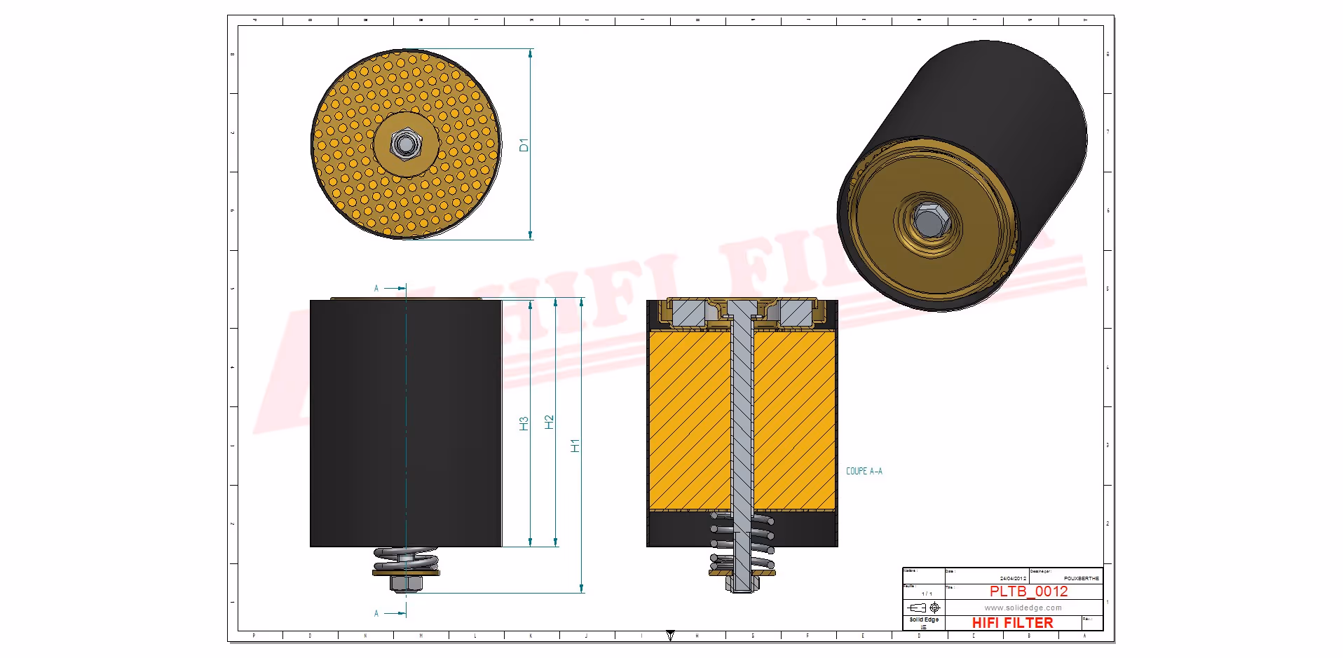 FILTRE DESSICATEUR Hifi Filter TB 1375