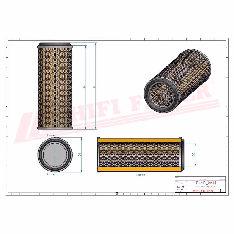Filtre a air primaire SA 10442 - Hifi Filter