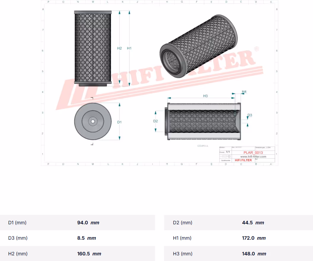 Filtre a air SA 10695 - Hifi Filter