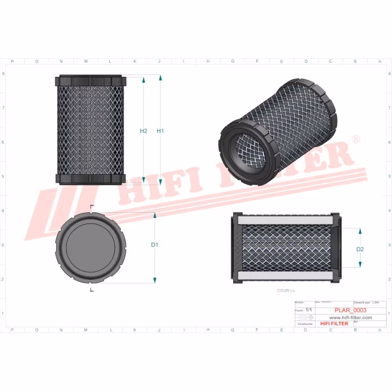 Filtre a air primaire SA 16580 - Hifi Filter