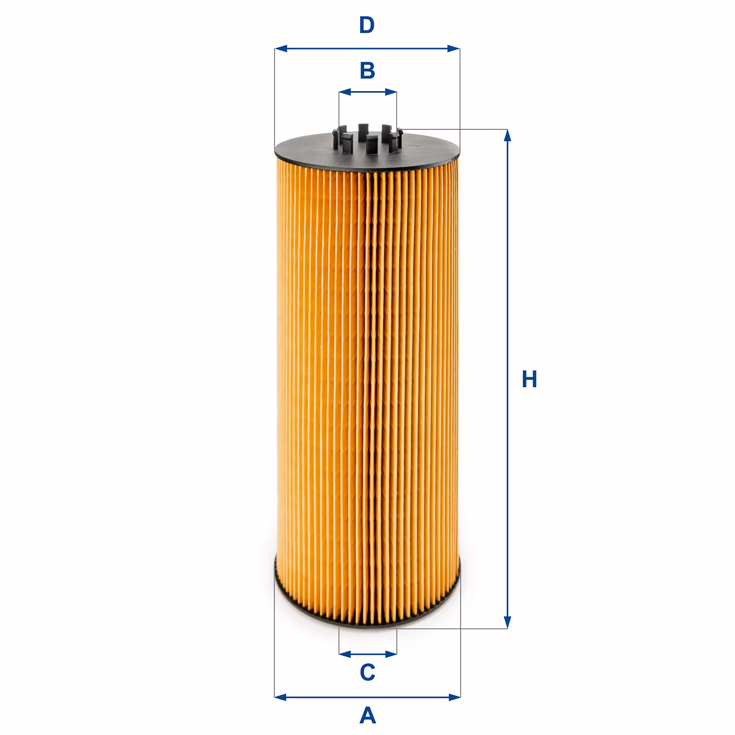 FILTRE À HUILE, ÉLÉMENT FILTRANT (SANS MÉTAL) 25.006.00 - UFI FILTER