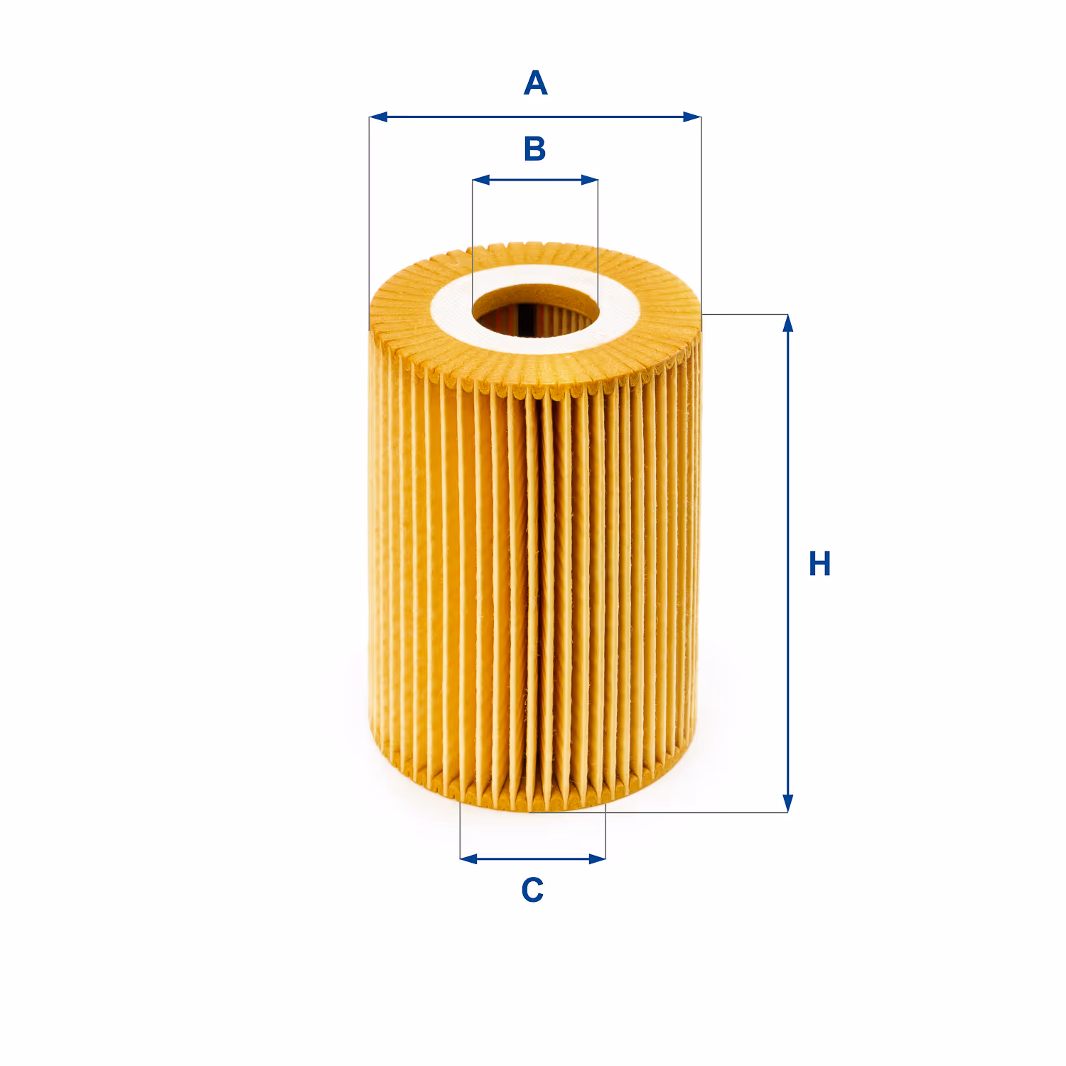 FILTRE À HUILE, ÉLÉMENT FILTRANT (SANS MÉTAL) 25.026.00 - UFI FILTER
