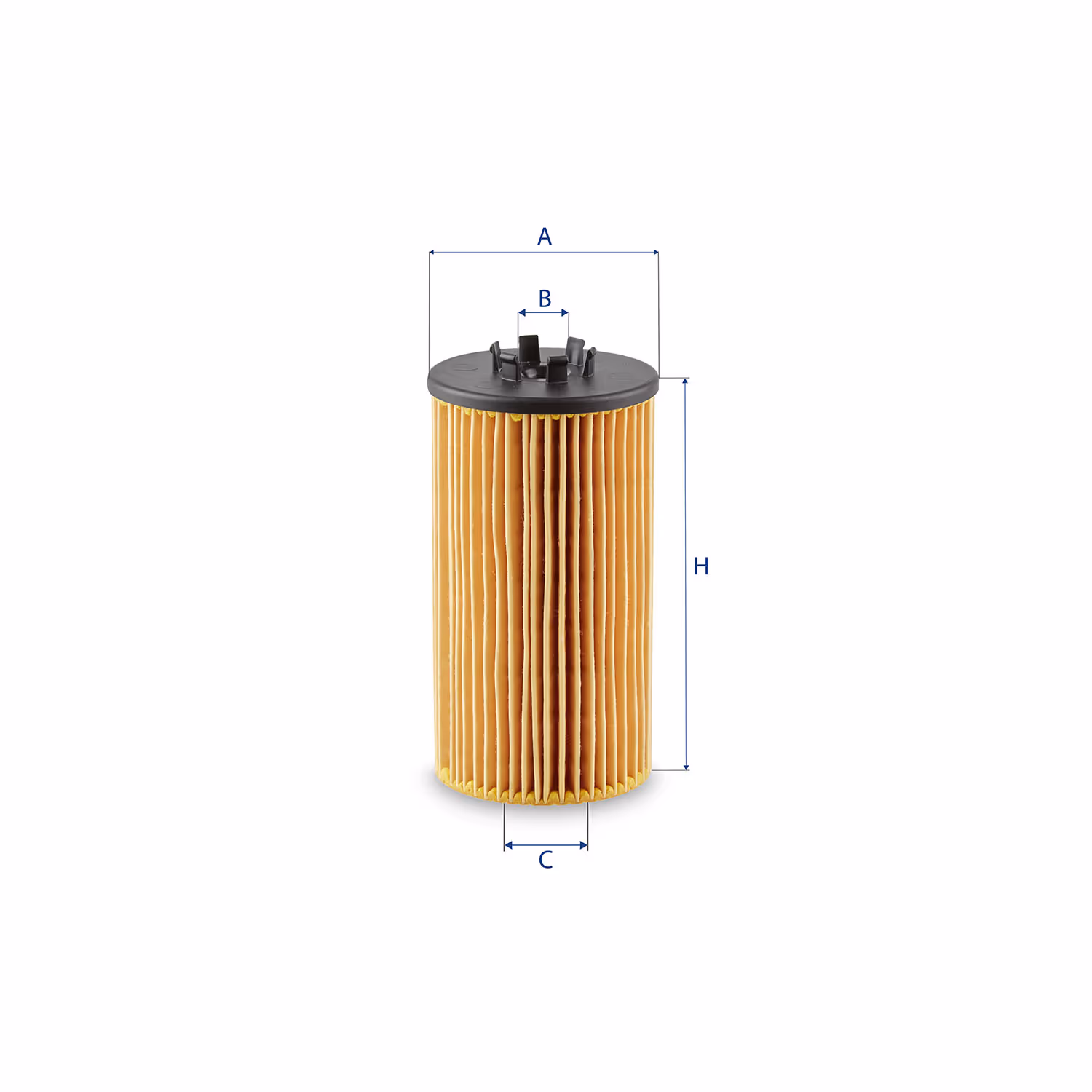 FILTRE À HUILE, ÉLÉMENT FILTRANT (SANS MÉTAL) 25.257.00 - UFI FILTER
