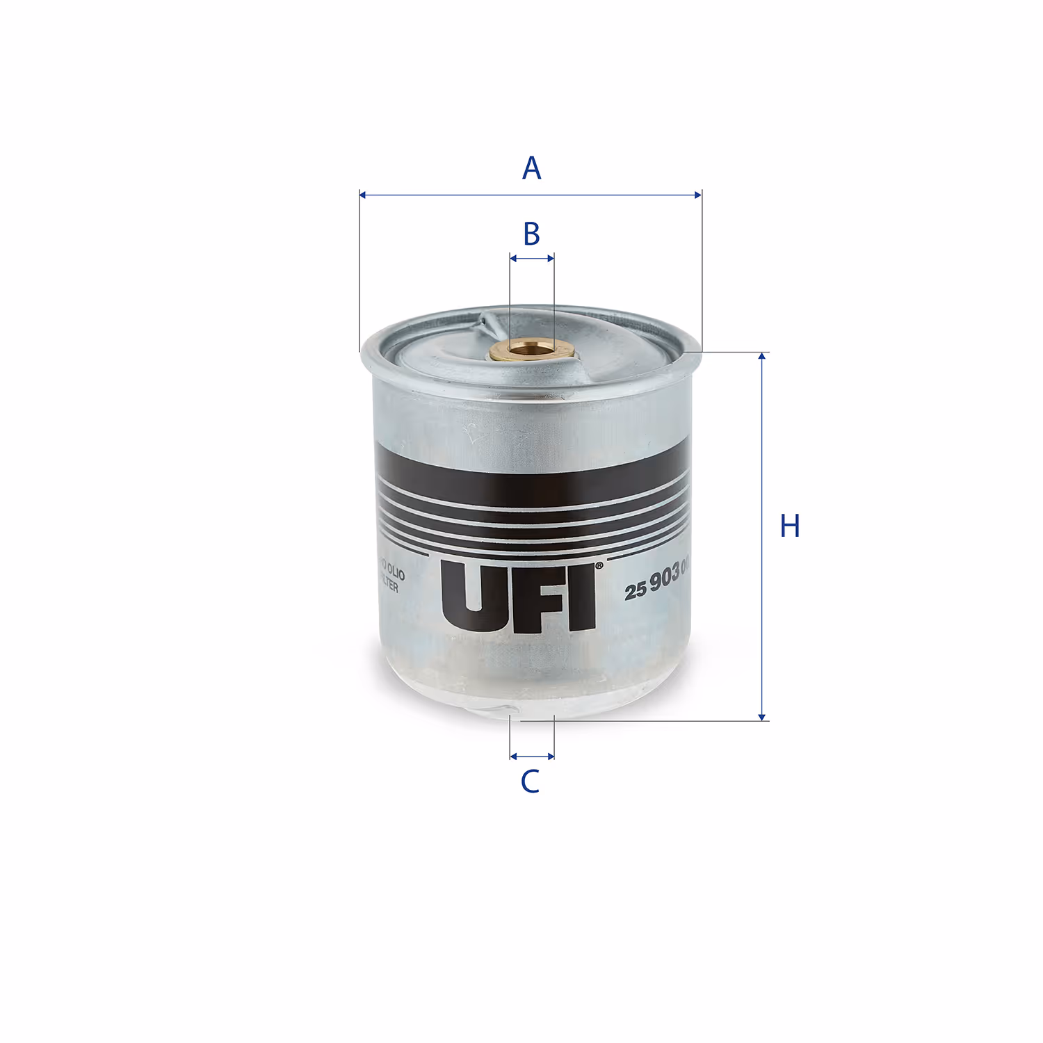 FILTRE À HUILE, ROTOR POUR CENTRIFUGEUSE À HUILE 25.903.00 - UFI FILTER