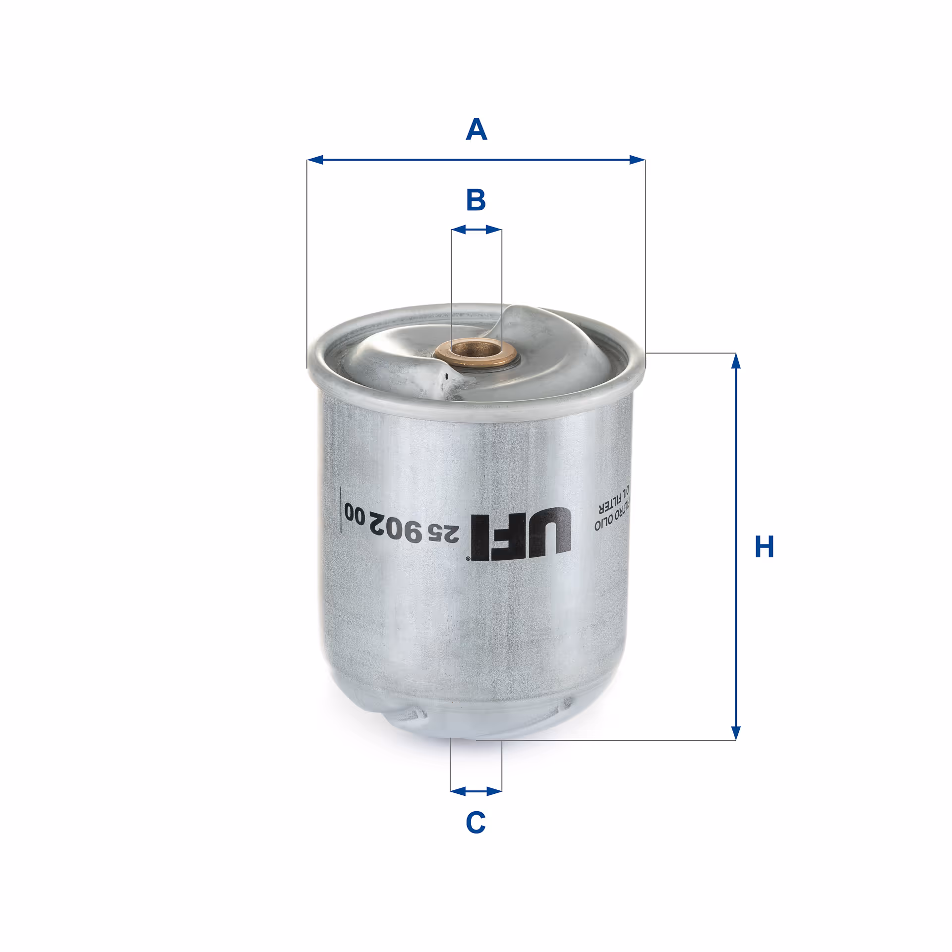 FILTRE À HUILE, ROTOR POUR CENTRIFUGEUSE À HUILE 25.902.00 - UFI FILTER