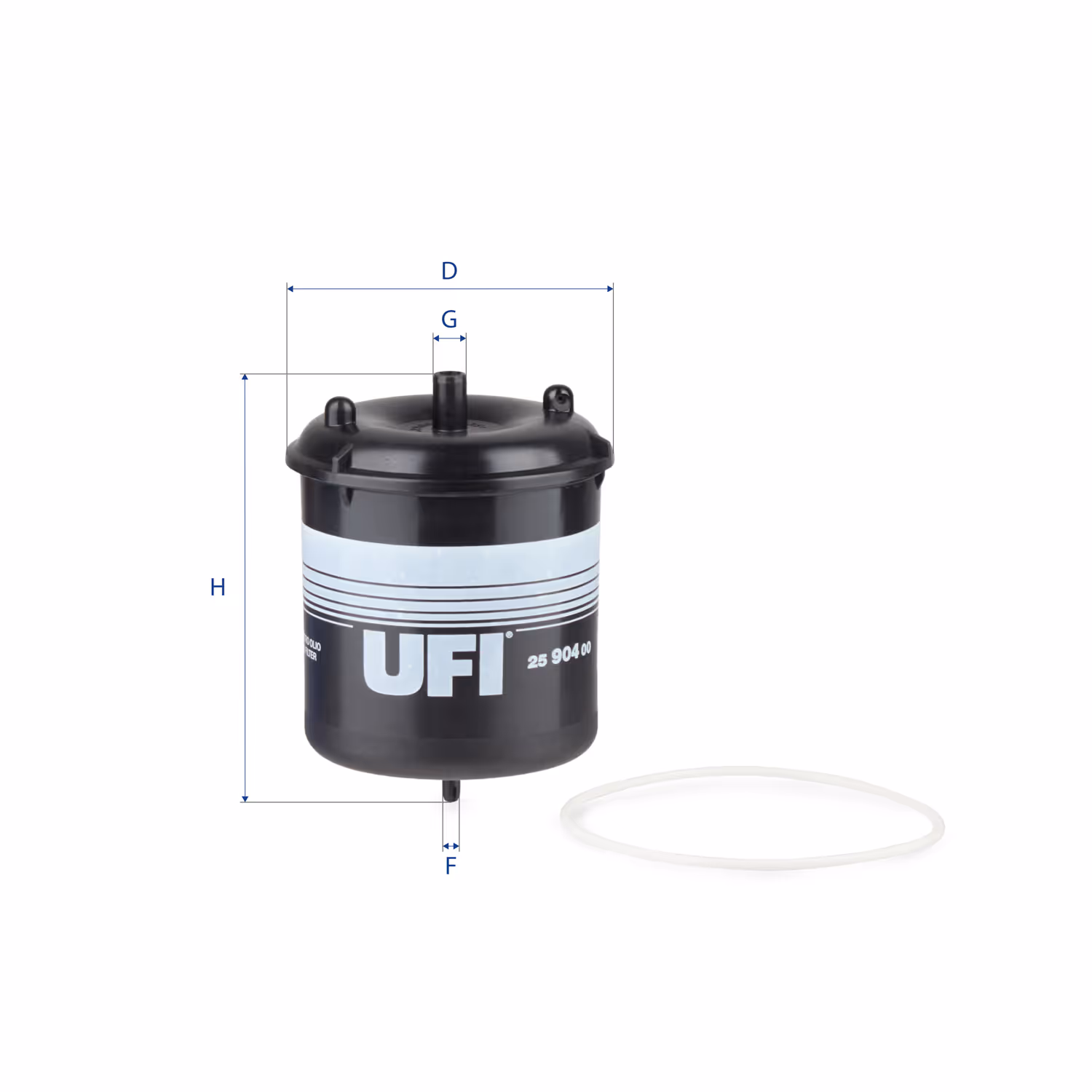 FILTRE À HUILE, ROTOR POUR CENTRIFUGEUSE À HUILE 25.904.00 - UFI FILTER