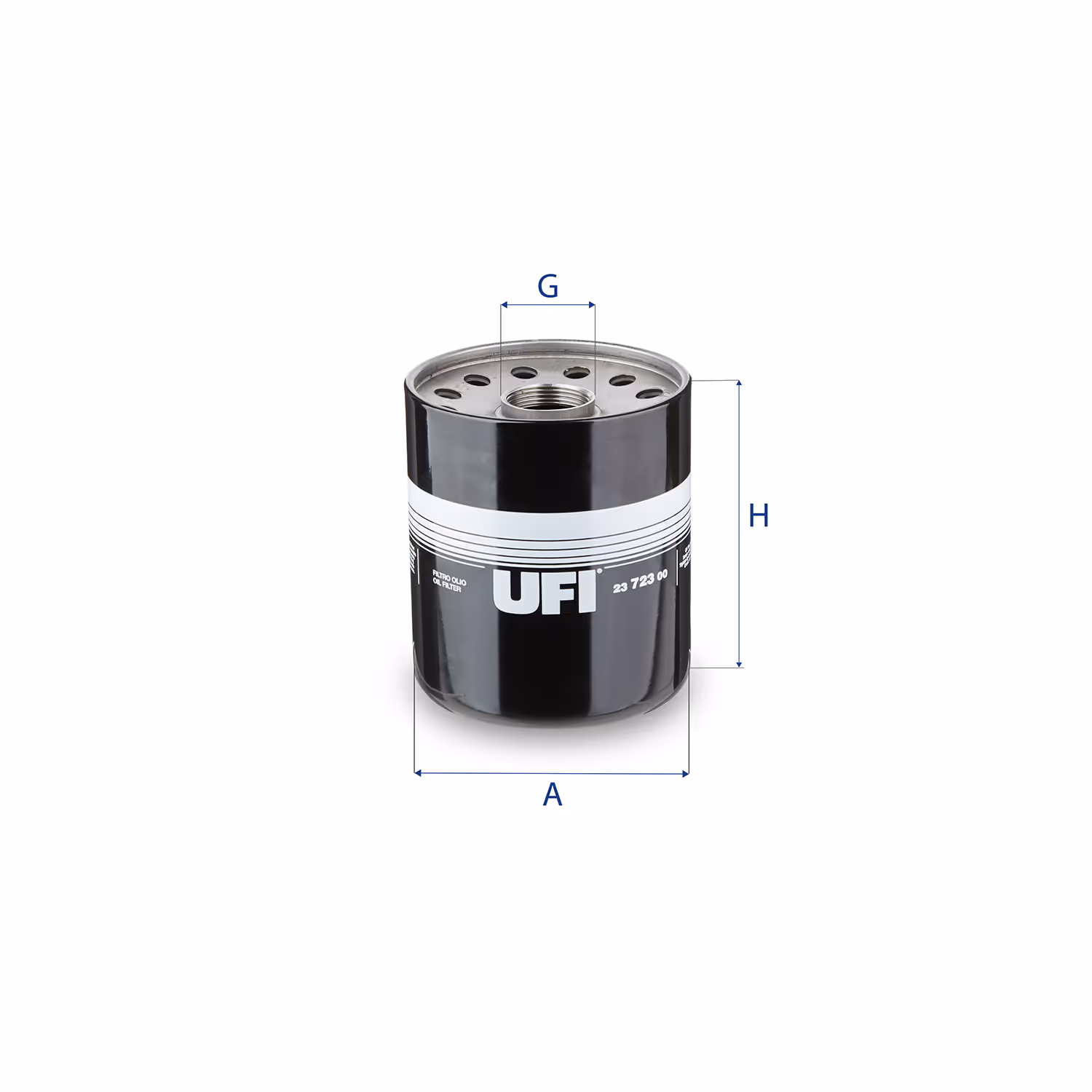 FILTRE ? HUILE, ? VISSER 23.723.00 - UFI