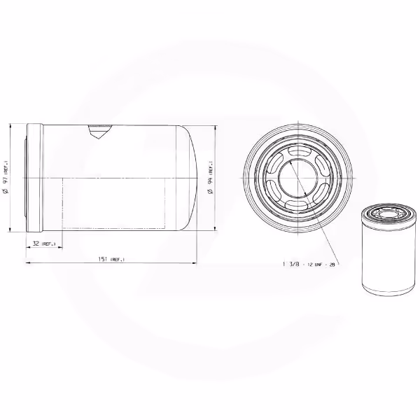 Filtre hydraulique Donaldson