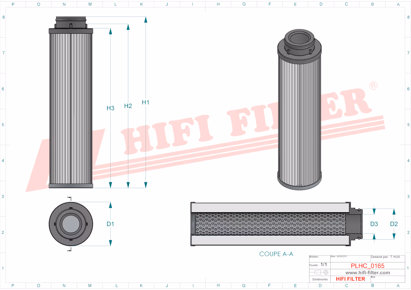 FILTRE HYDRAULIQUE Hifi Filter SH 51160 V
