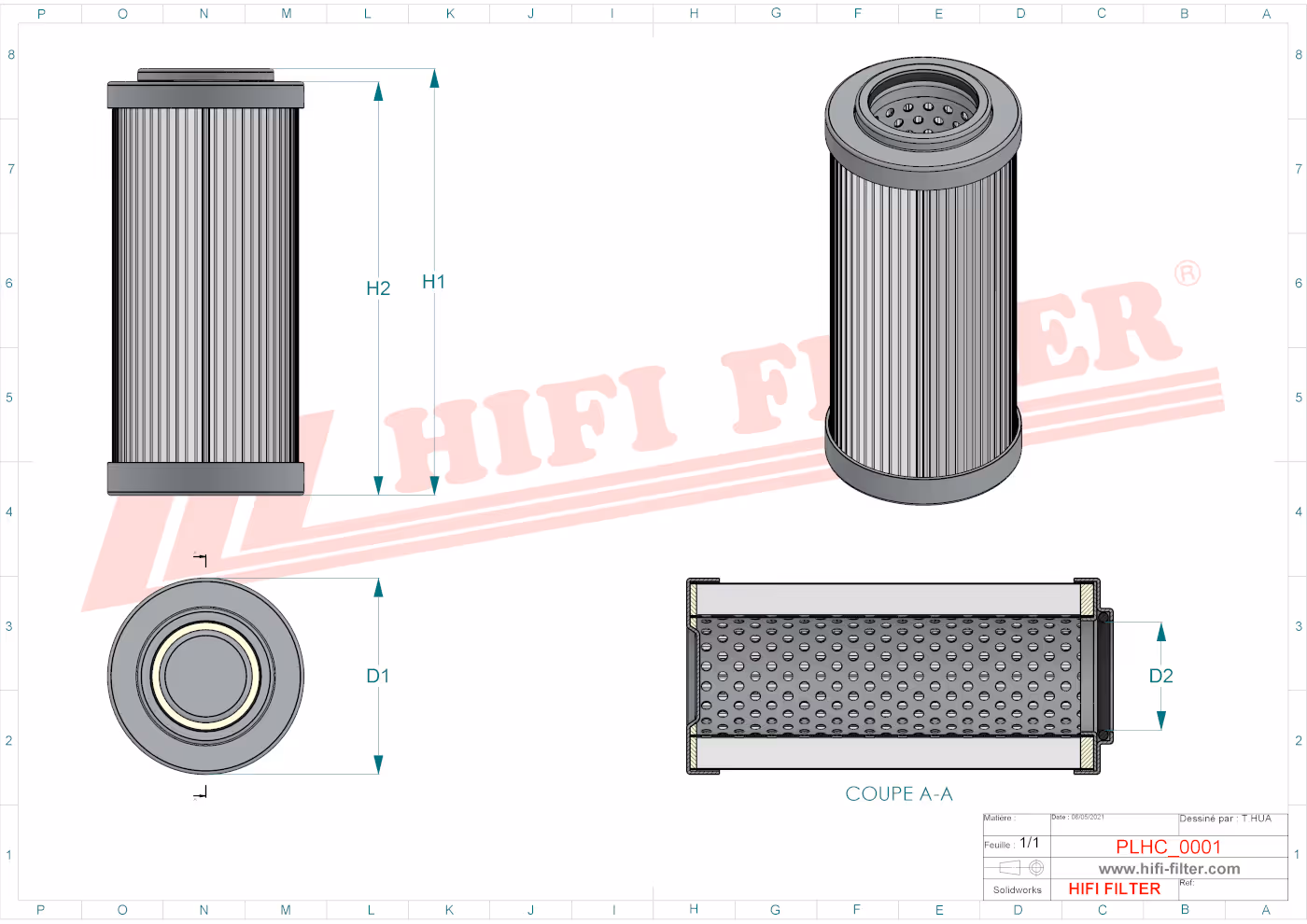 FILTRE HYDRAULIQUE Hifi Filter SH 57560