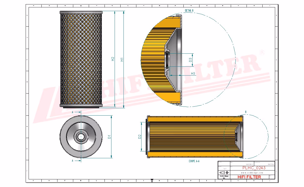 FILTRE HYDRAULIQUE Hifi Filter SH 59009