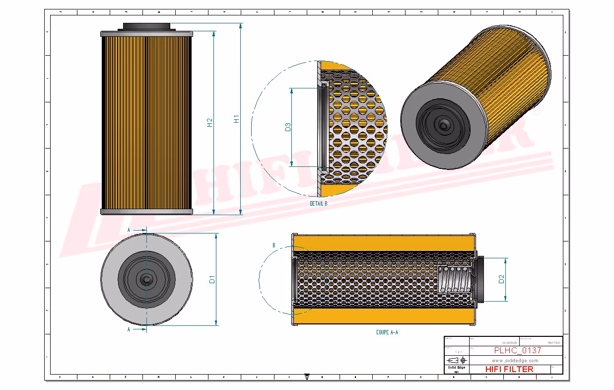 FILTRE HYDRAULIQUE Hifi Filter SH 69015