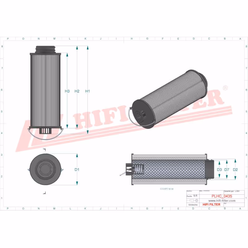 Filtre hydraulique Hifi Filter SH 74644 NCO