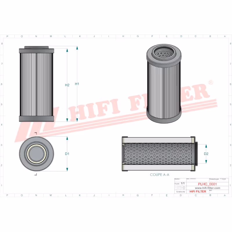 Filtre hydraulique Hifi Filter SH 75248 V