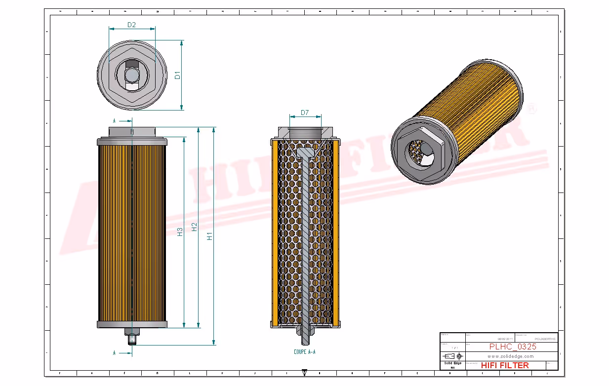 FILTRE HYDRAULIQUE Hifi Filter SH 77737