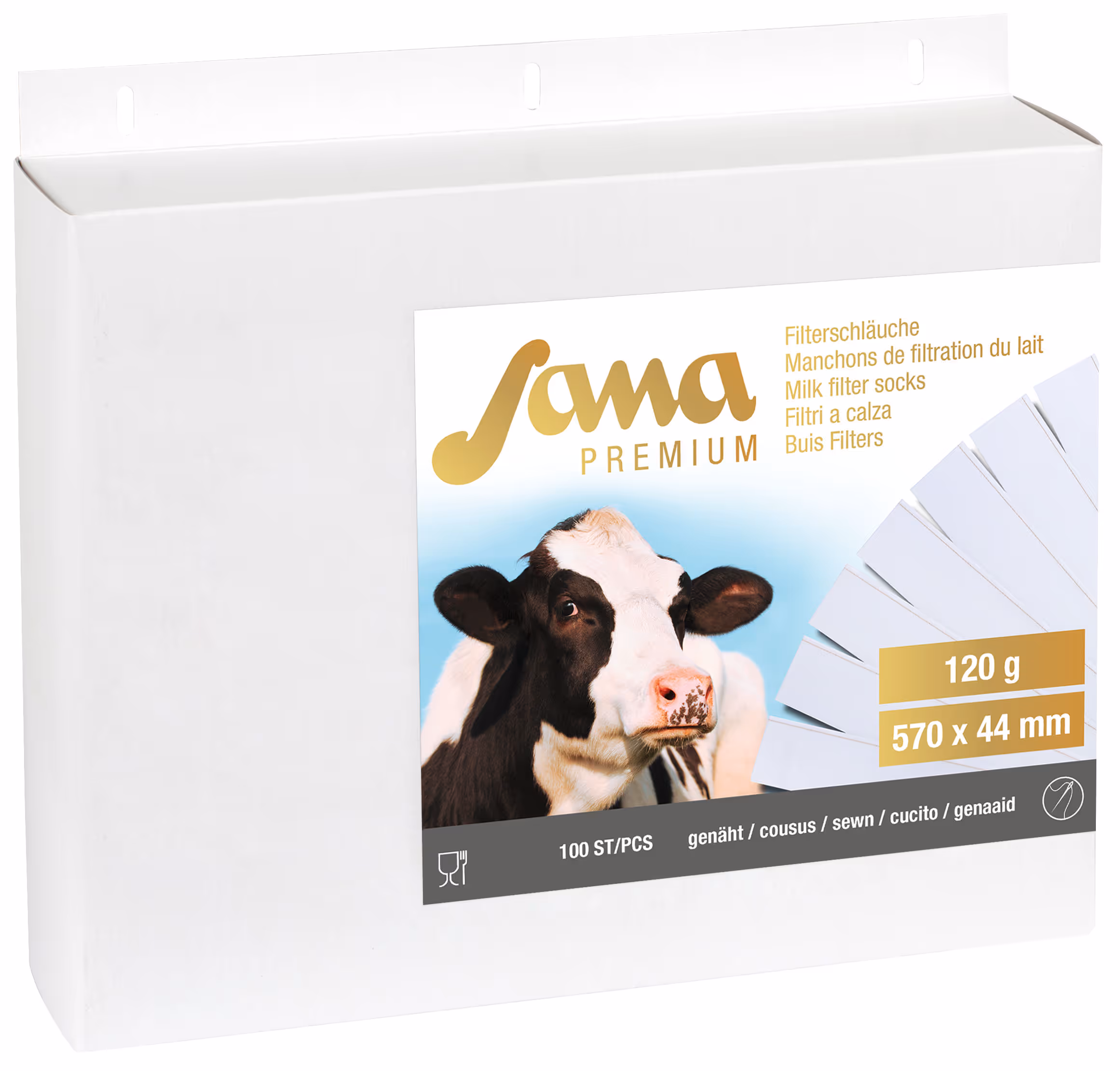 Filtre lait Sana Premium 120 g 44x570mm