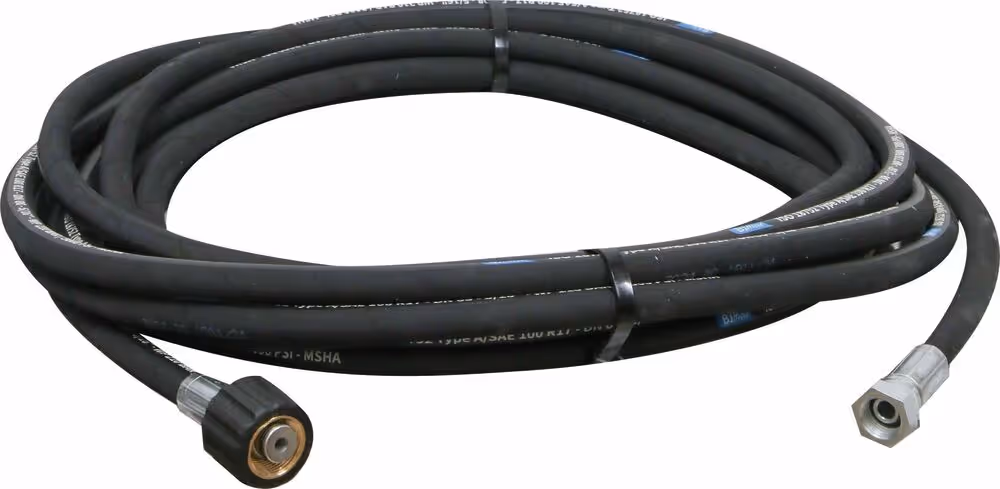 FLEXIBLE 10M 5/16 DIAM 8- EMBOUT SERTI 1 TRESSE NOIRE