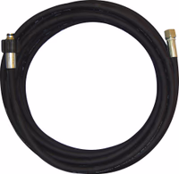 FLEXIBLE 15M 5/16 DIAM 8- EMBOUT SERTI 1 TRESSE NOIRE