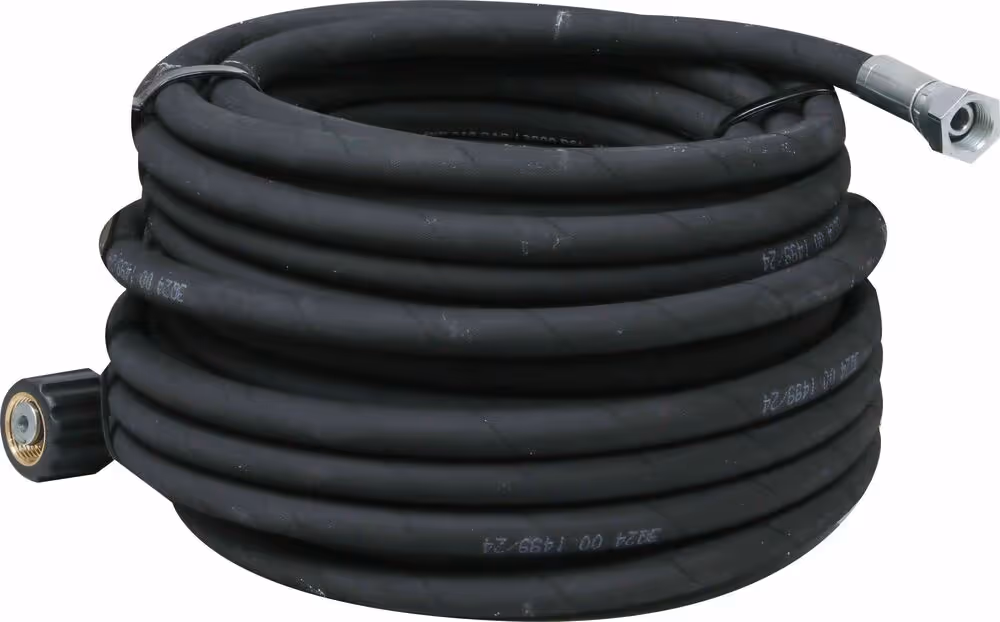 FLEXIBLE 20M 5/16 DIAM 8- EMBOUT SERTI 1 TRESSE NOIRE