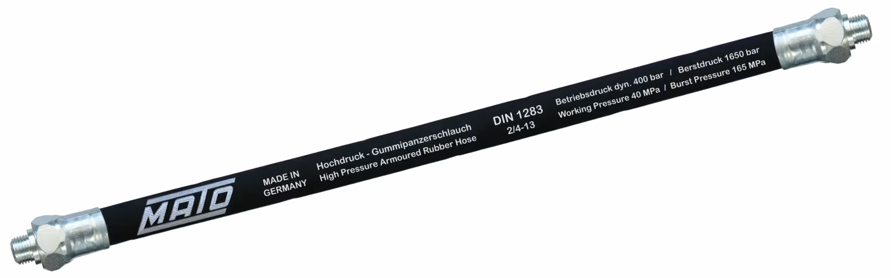  FLEXIBLE CAOUTCHOUC  300 MM, FILETAGE M10X1  