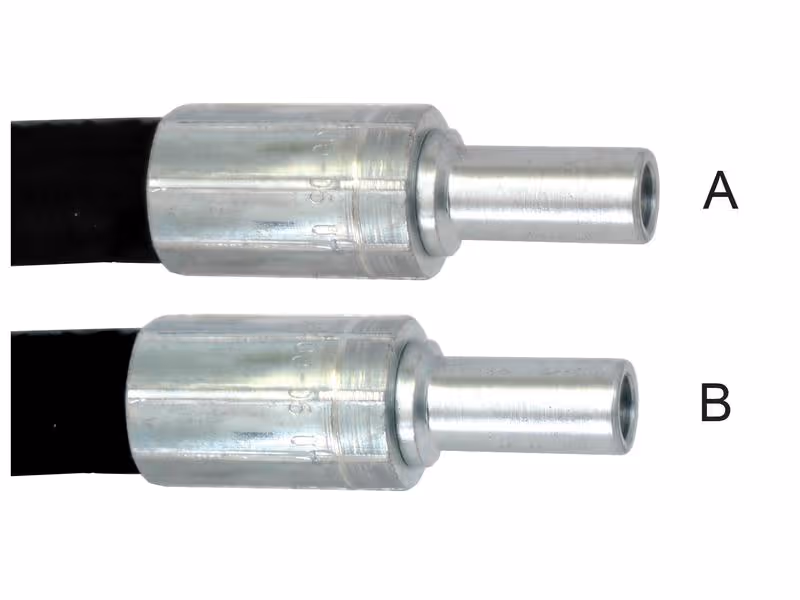 Flexibles sertis 5/16'' avec M10 Tube droit x M10 Tube droit x Longueur 3000mm