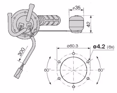 Flotteur de réservoir 2.7059.470.0 | Lamborghini
