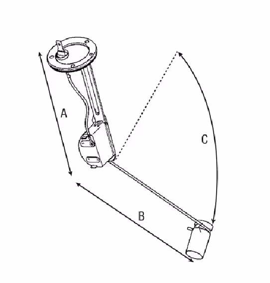 Flotteur de réservoir Massey Ferguson 3777392M3