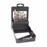 Forets 1 a 10 mm tecn`x hss m2 coffret de 19 pieces riss