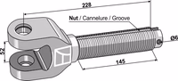 Fourche 1.3/4"