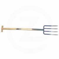 Fourche à bêcher 4 dents avec manche