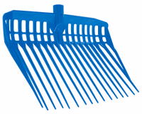 Fourche à copeaux EcoFork sans manche, bleu