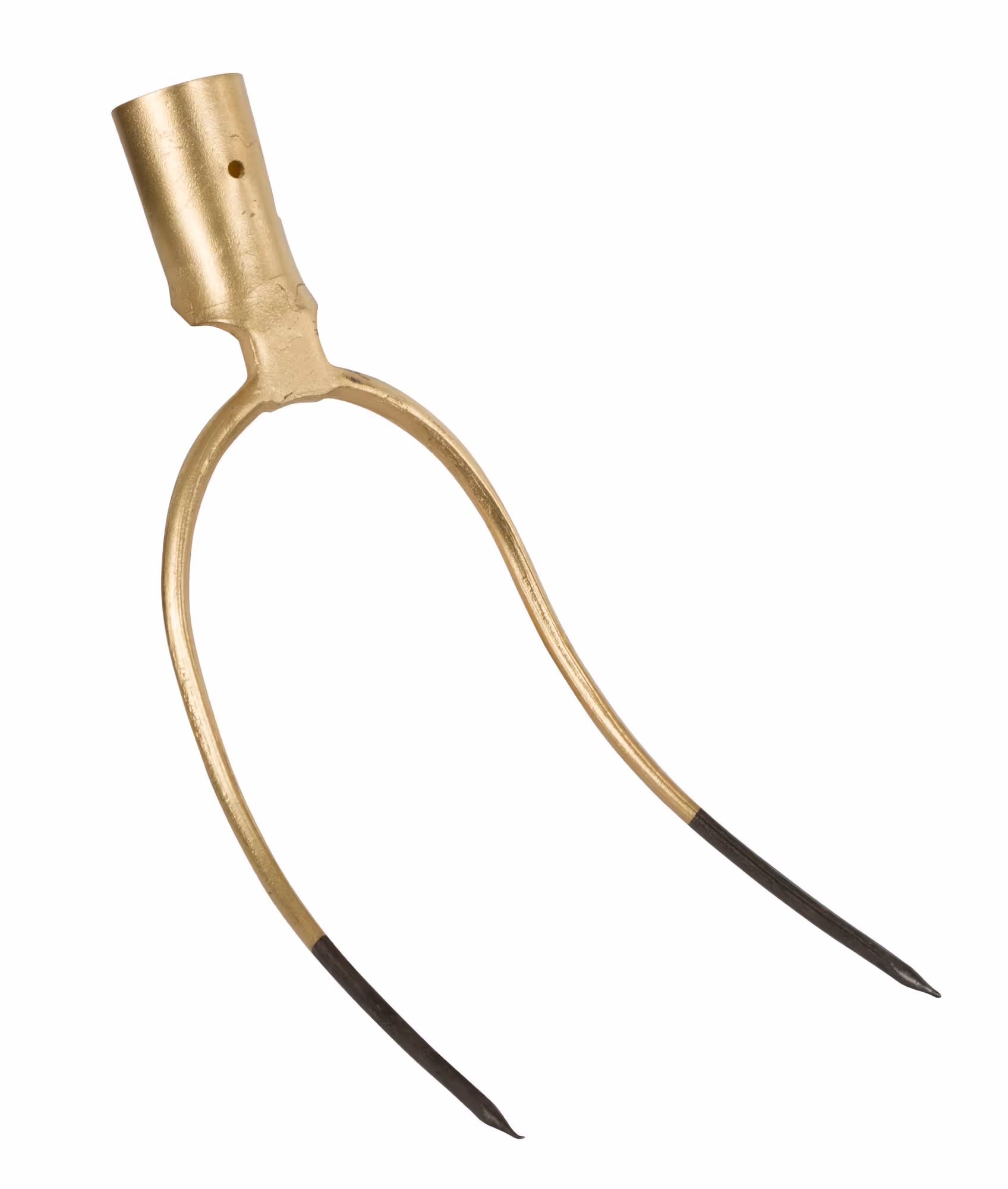 Fourche à paille sans manche 2 dents 26 x 13cm