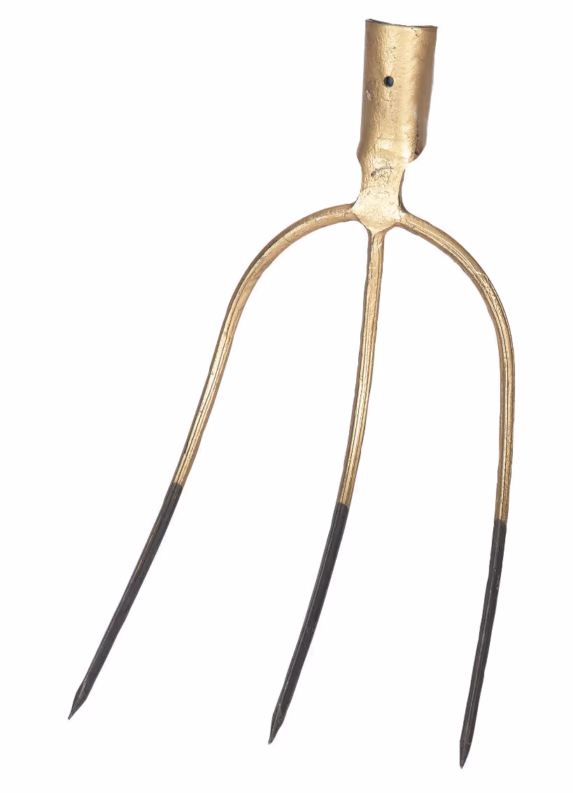 Fourche à paille sans manche 3 dts 26 x 20cm