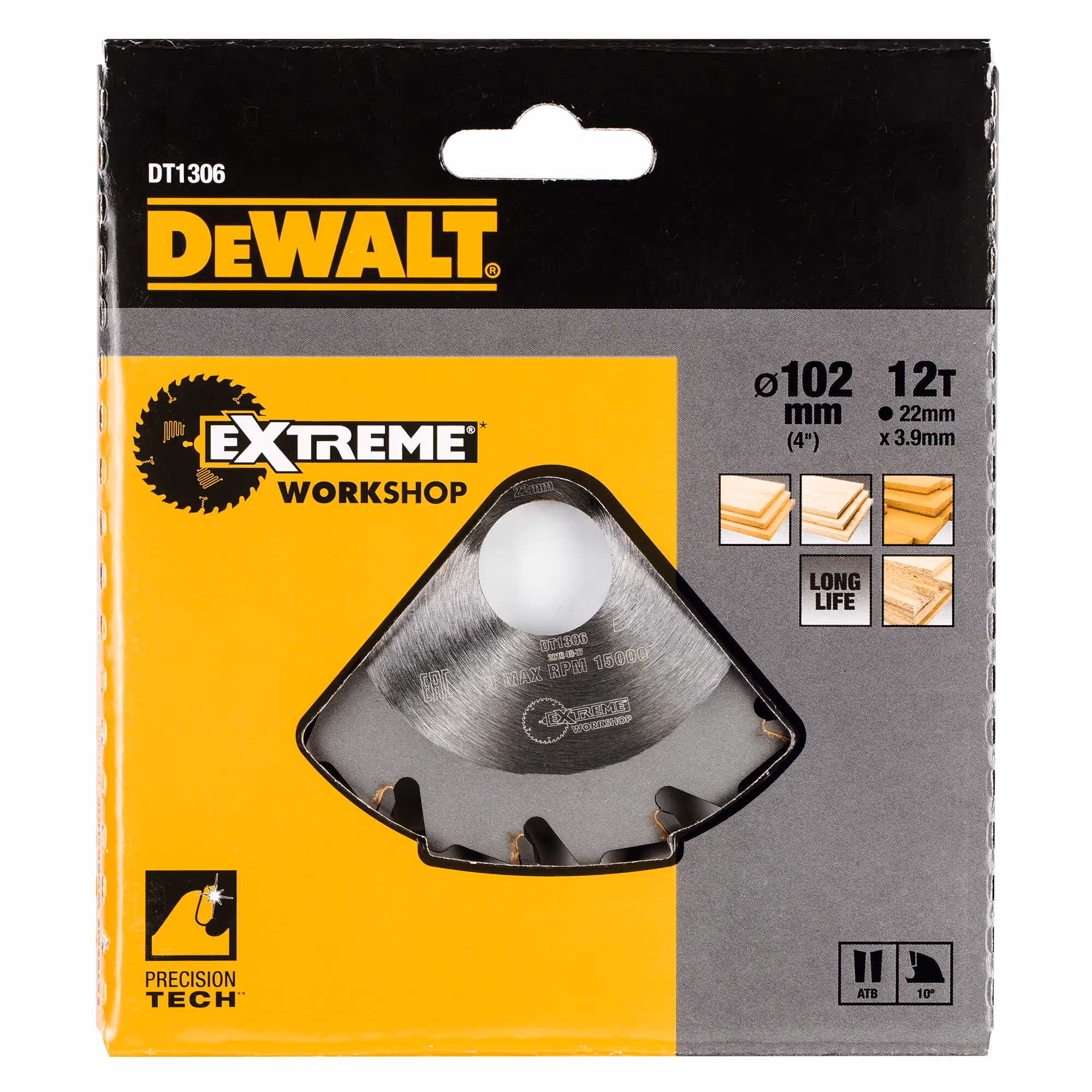 Fraise 102 x 22 mm pour DW682K-QS